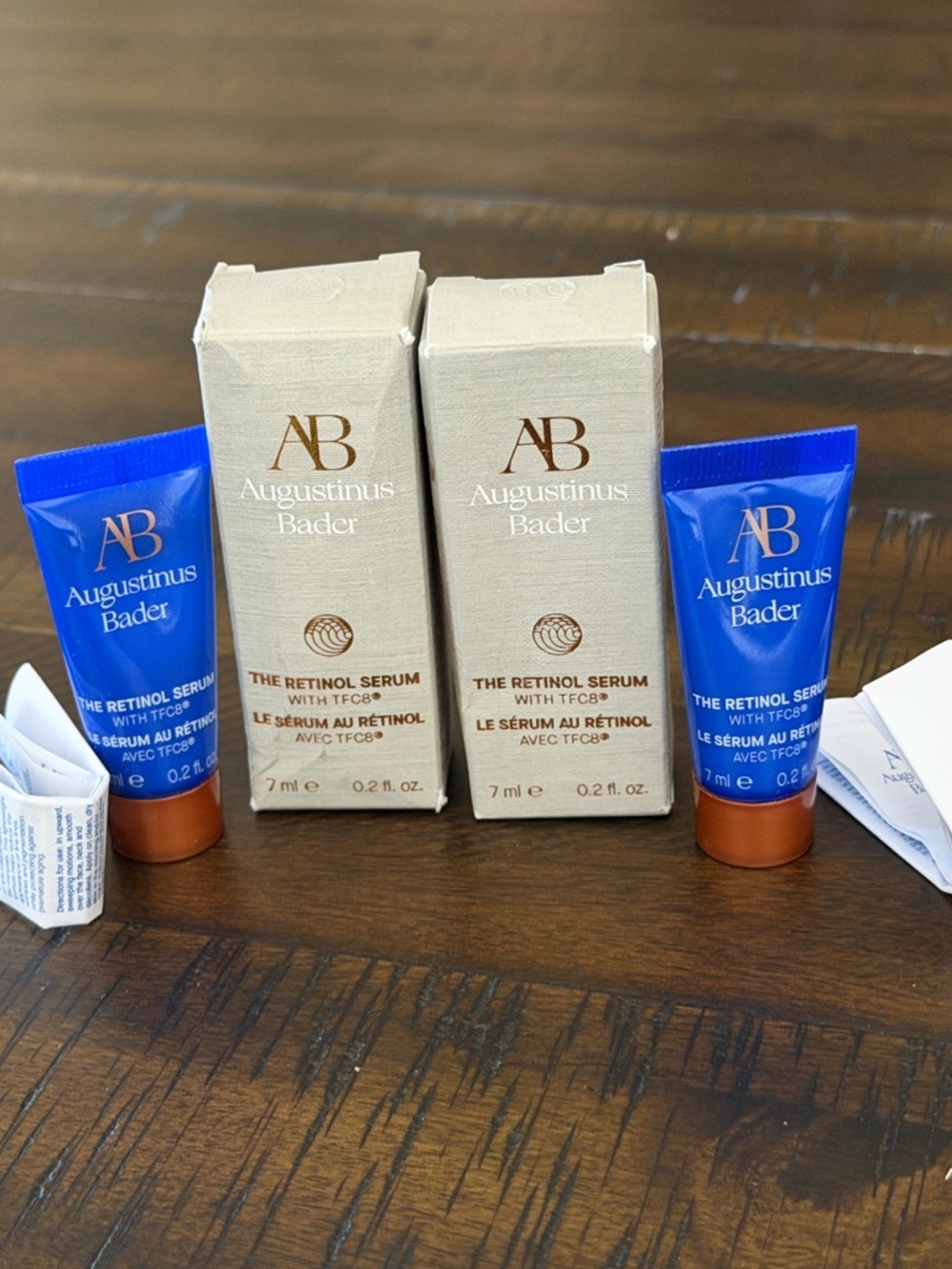 Augustinus Bader The Retinol Serum - Blue Travel Tubes (x2)7ml =14ml
